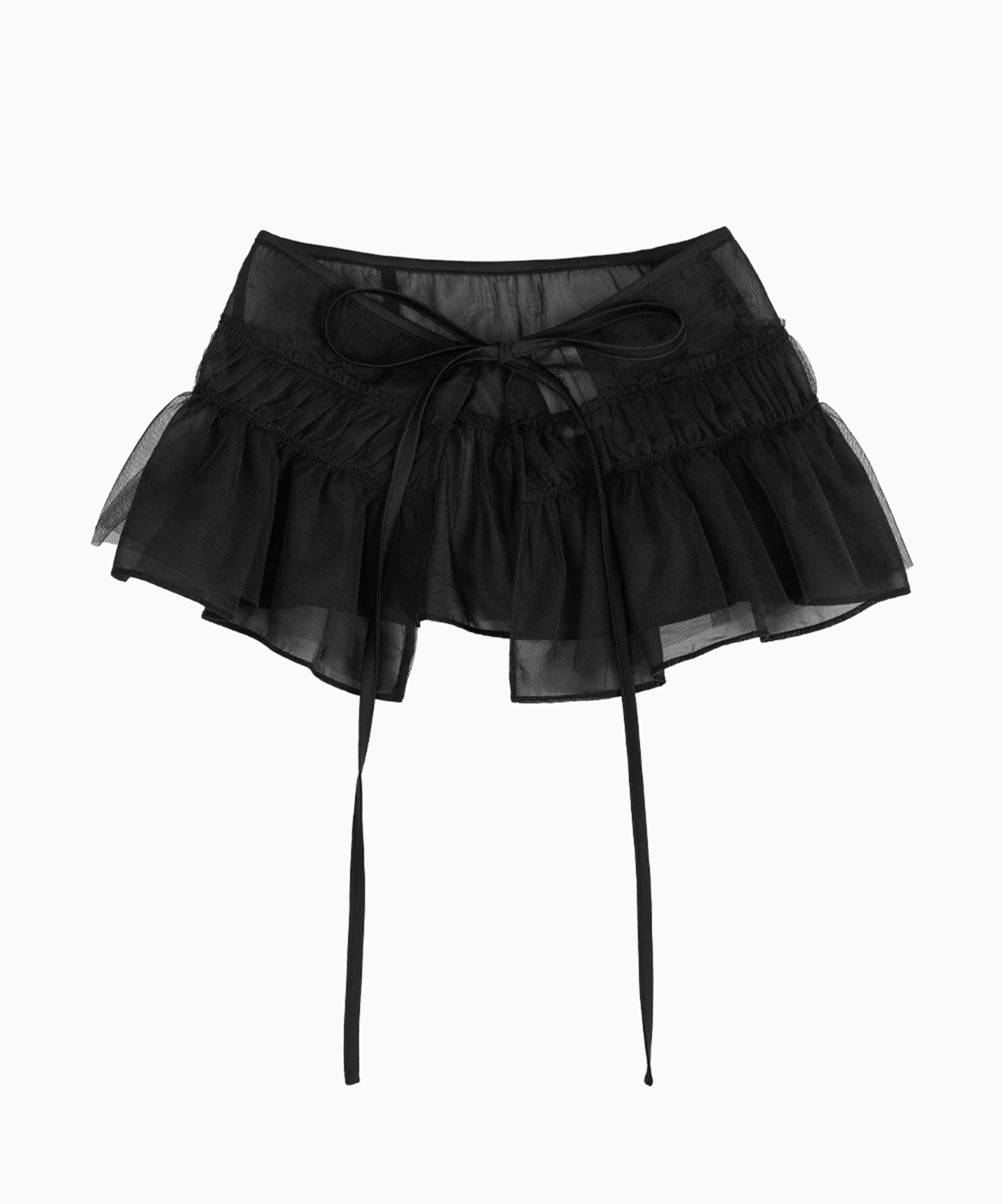 【OHESHIO】25ss BALLET WRAP MINI SKIRT MUSINSA | OHESHIO BALLET WRAP MINI SKIRT, BLACK