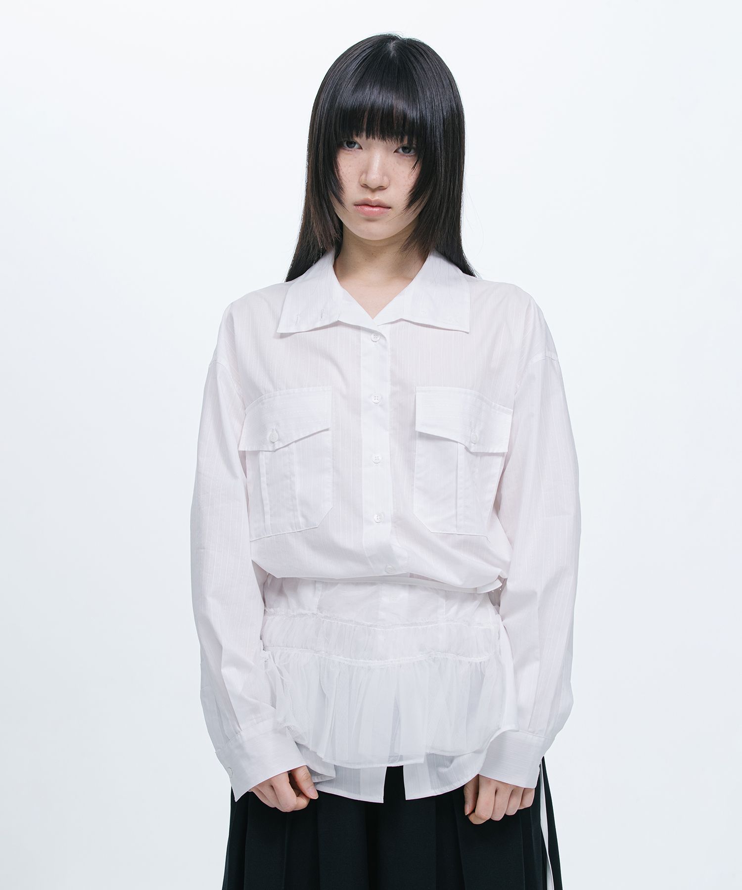 【OHESHIO】25ss BALLET WRAP MINI SKIRT MUSINSA | OHESHIO BALLET WRAP MINI SKIRT, BLACK