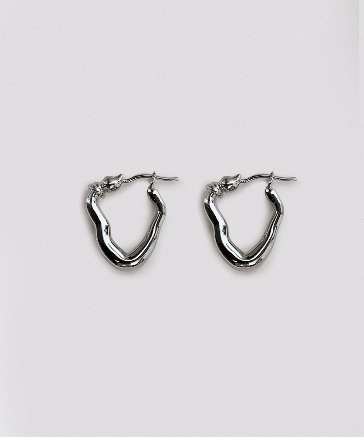 휴스타드(HUSTAD) 232 Hoop Earring _ 925 실버 이어링