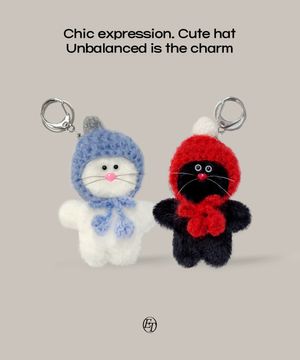 앙고라 모자 김테오 인형 키링 2color