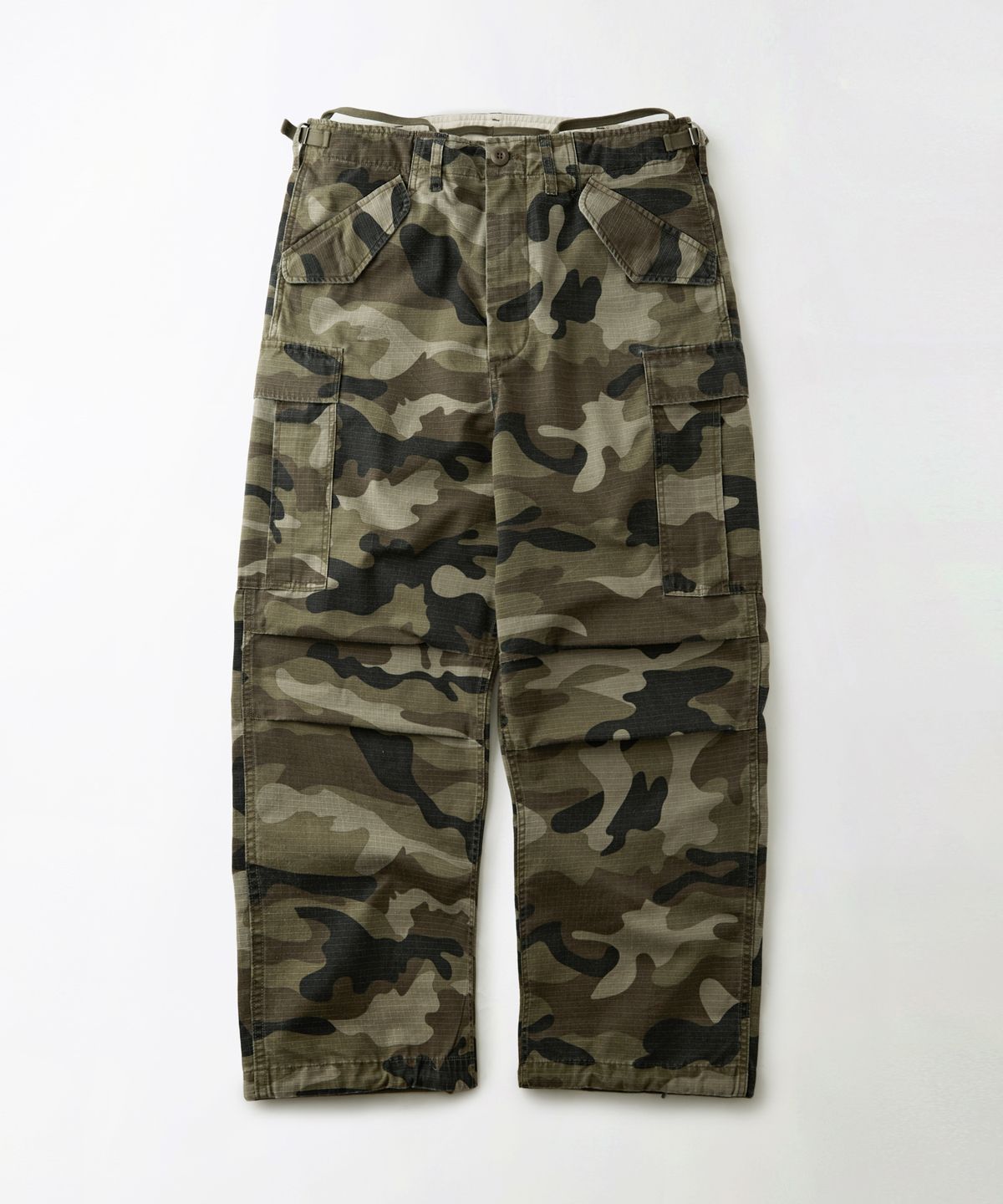 아웃스탠딩(OUTSTANDING) M-65 RIPSTOP CARGO PANTS_WOODLAND CAMO