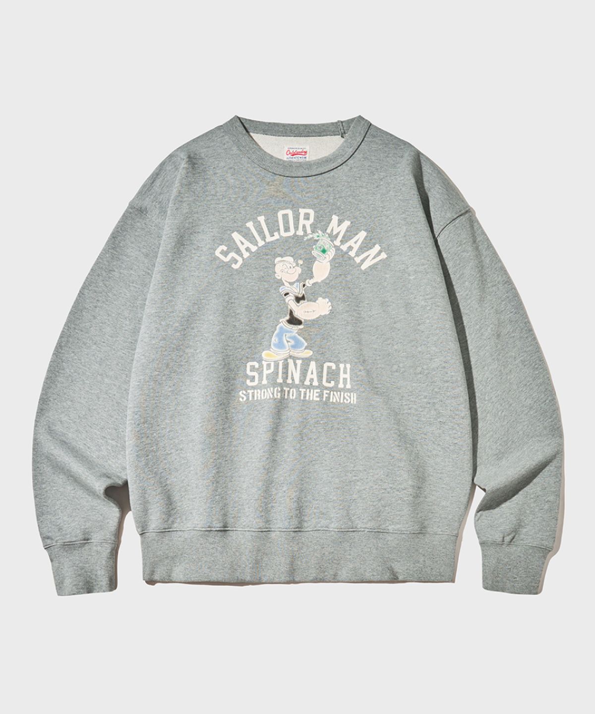아웃스탠딩(OUTSTANDING) V.S.C SWEAT(SAILOR MAN)_8%MELANGE GRAY