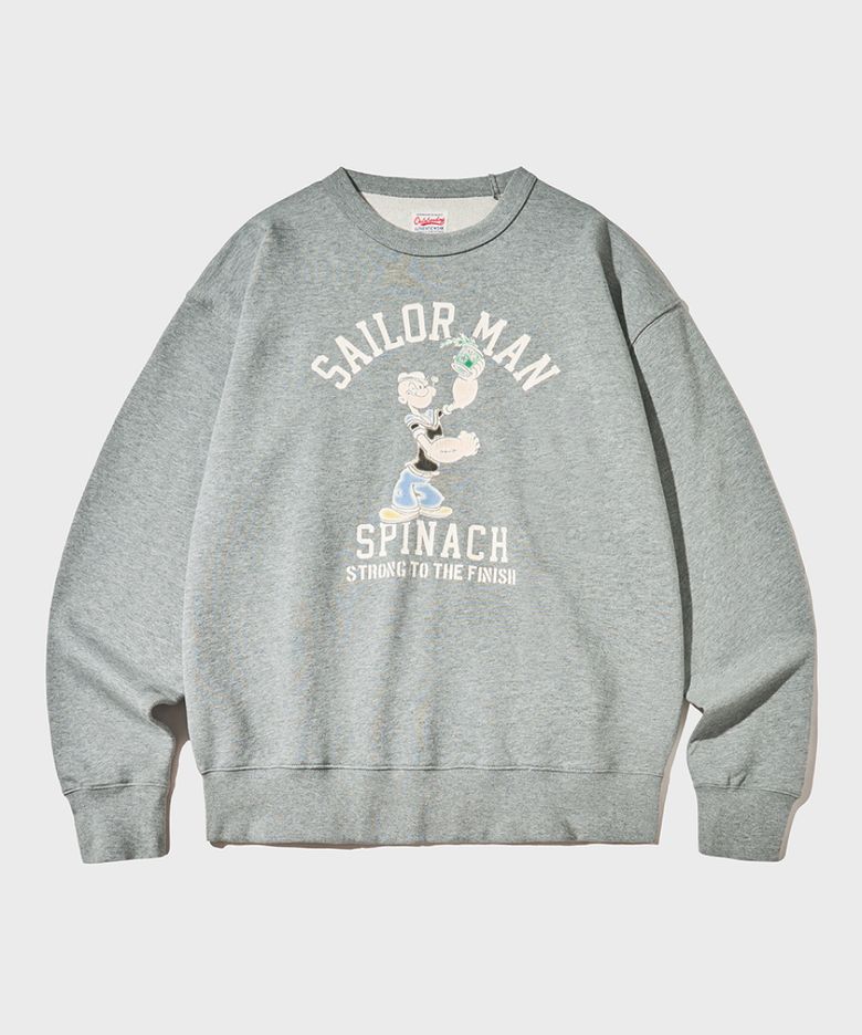 V.S.C SWEAT(SAILOR MAN)_8%MELANGE GRAY
