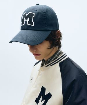 M LOGO APPLIQUE CAP navy