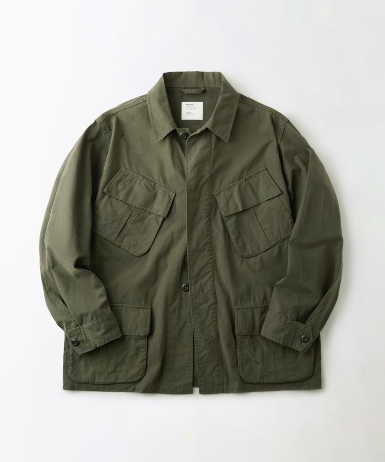 2ND POPLIN JUNGLE FATIGUE JACKET_OLIVE