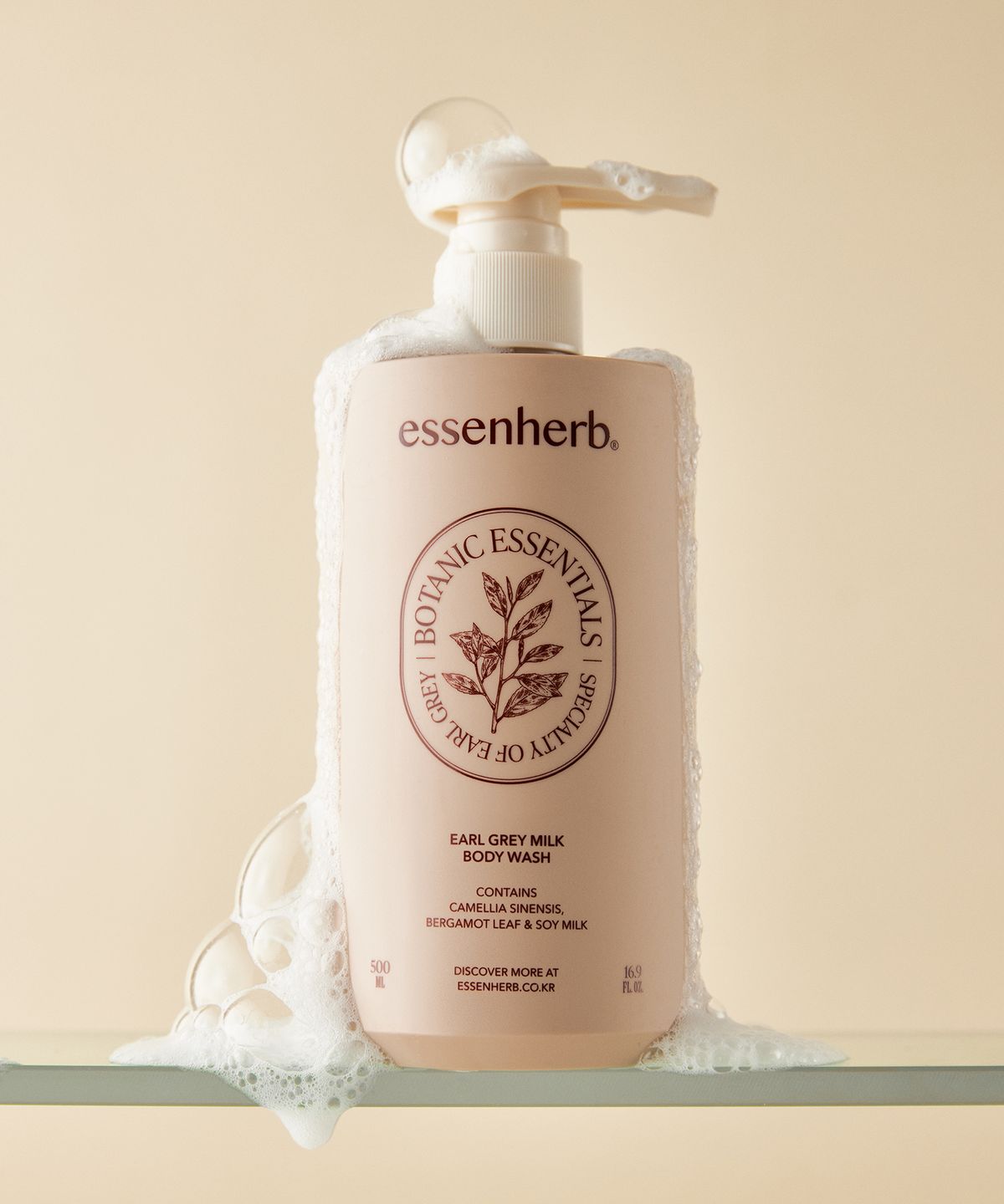 에센허브(ESSENHERB) 얼그레이 밀크 바디 워시 500ml