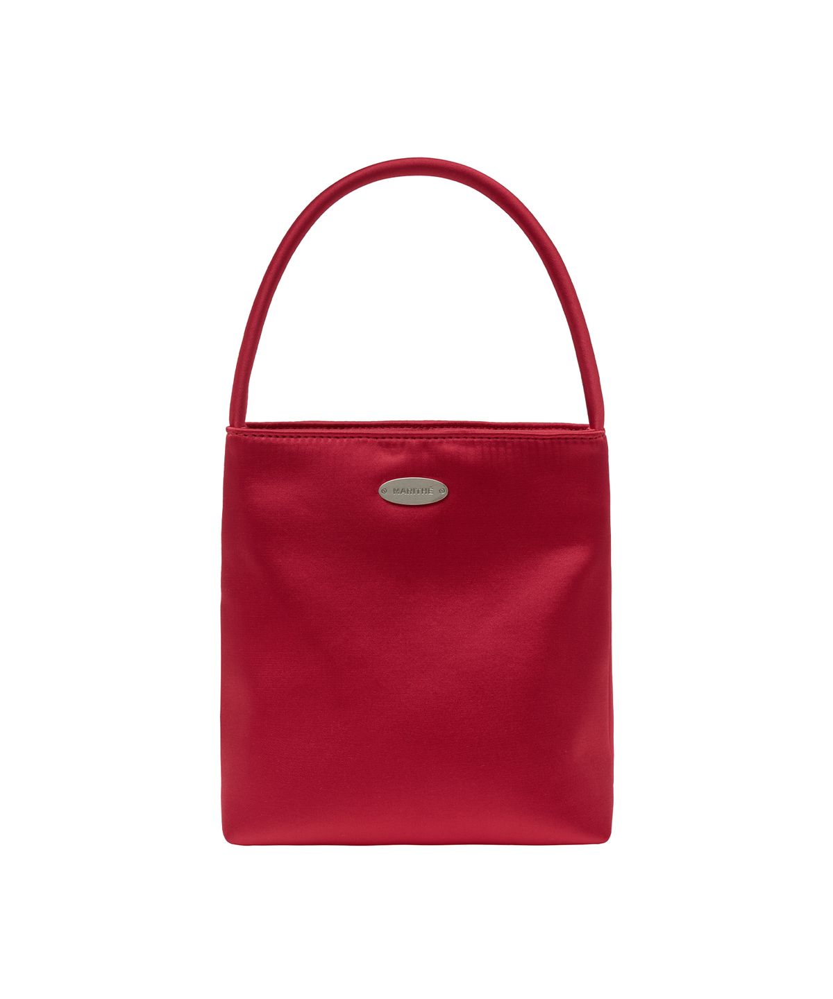 마리떼 프랑소와 저버(MARITHÉ + FRANҪOIS GIRBAUD) REGULAR LOGO SATIN MINI BAG red