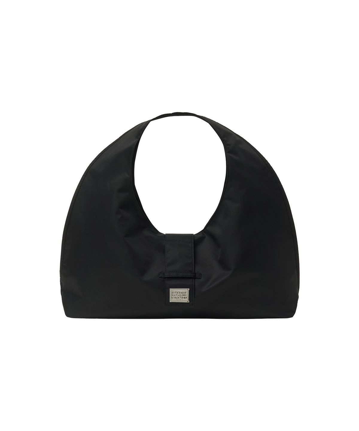 마리떼 프랑소와 저버(MARITHÉ + FRANҪOIS GIRBAUD) CLASSIC LOGO BUCKLE BIG SHOULDER BAG black