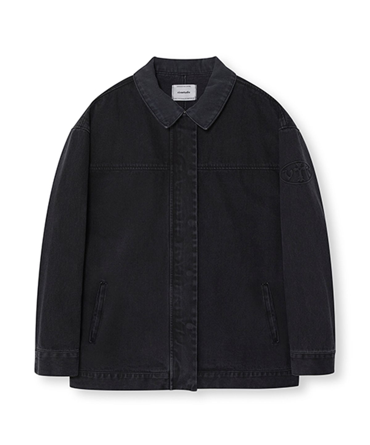 비바스튜디오(VIVASTUDIO) VXV OVERSIZED WORK JACKET [BLACK]