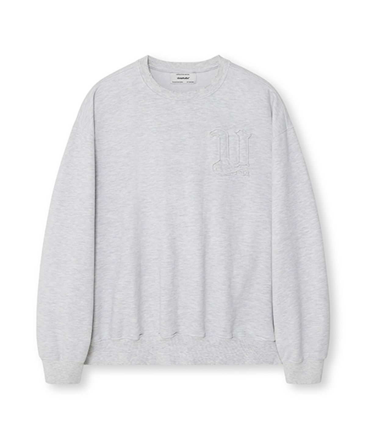 비바스튜디오(VIVASTUDIO) VESPER LOGO VINTAGE SWEATSHIRT [LIGHT GRAY]