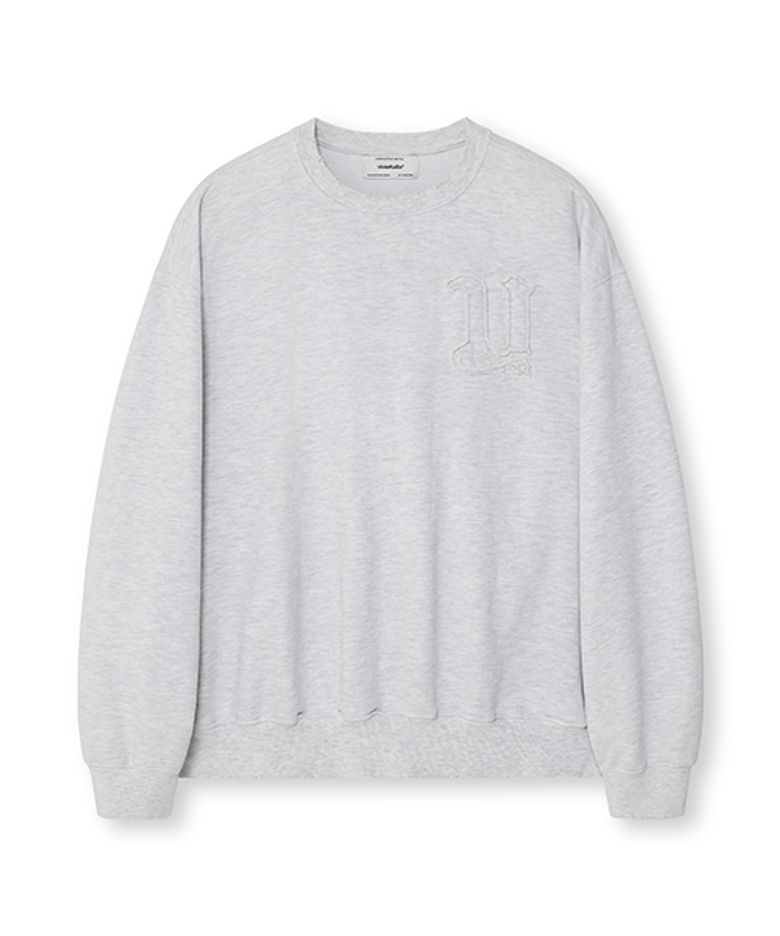 VESPER LOGO VINTAGE SWEATSHIRT [LIGHT GRAY]