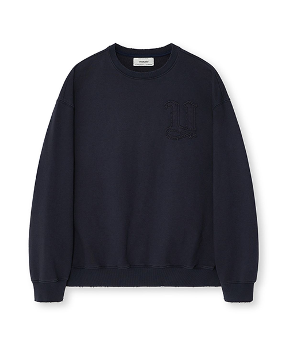비바스튜디오(VIVASTUDIO) VESPER LOGO VINTAGE SWEATSHIRT [NAVY]