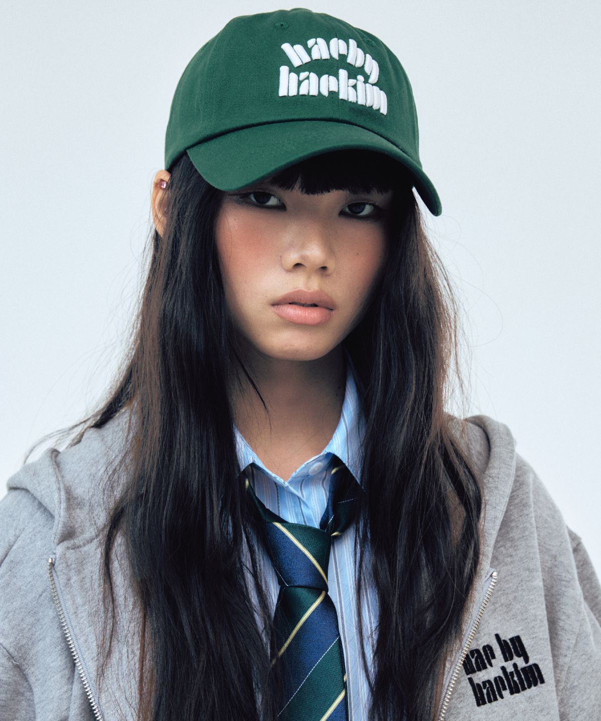 해바이해킴(HAE BY HAEKIM) 워시드 로고 볼캡_5color
