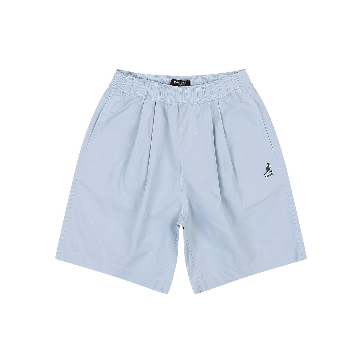 캉골키즈(KANGOL KIDS) 클럽 로고 우븐 쇼츠 RA 0205 블루