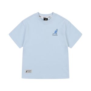 백 캥거루 그래픽 포인트 티셔츠 RA 0204 블루
