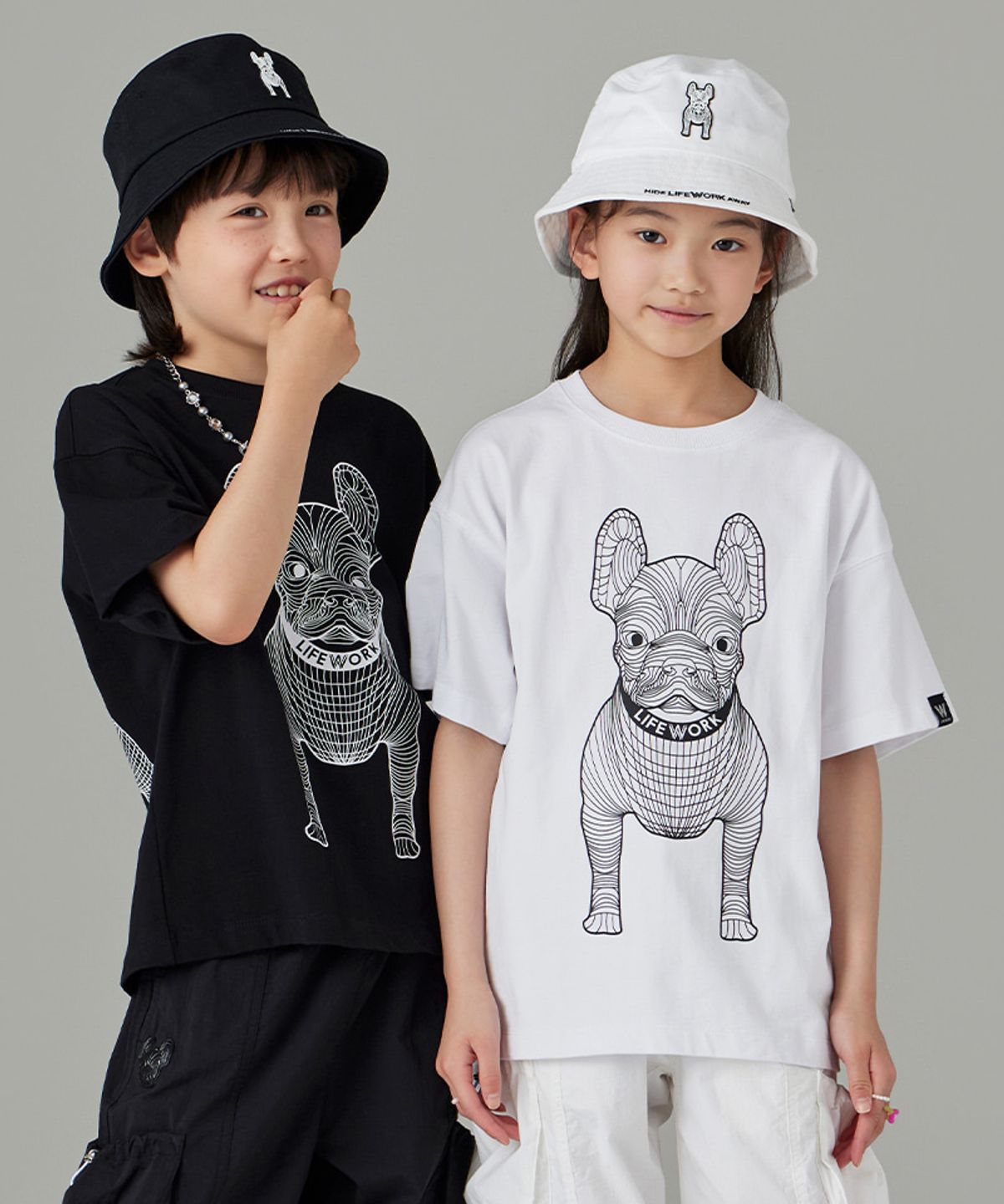 라이프워크 키즈(LIFEWORK KIDS) 키즈) 뉴 빅라독 반팔 티셔츠