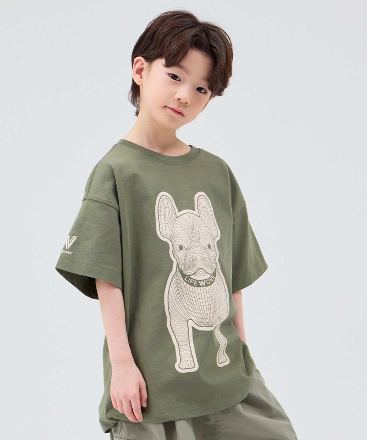 라이프워크 키즈(LIFEWORK KIDS) 키즈) 뉴 반팔 티셔츠