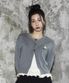 WXK013 Make a Wish 쓰리버튼 니트 가디건 (GRAY)