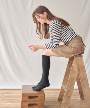 [4pack] 베이직 무지 니삭스