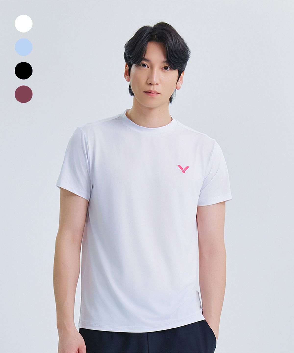 빅터(VICTOR) V-Uniq Logo 남성 티셔츠 (VT25ATS002M)
