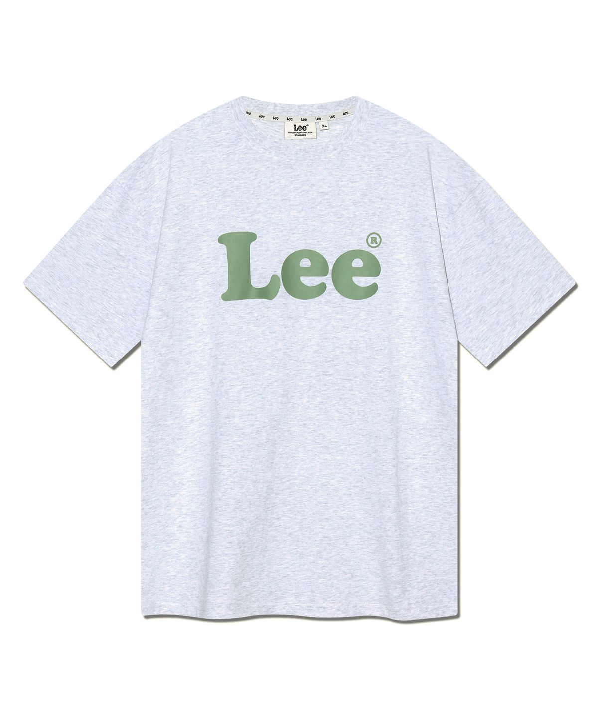 리(LEE) 빈티지 로고 티셔츠 라이트 그레이