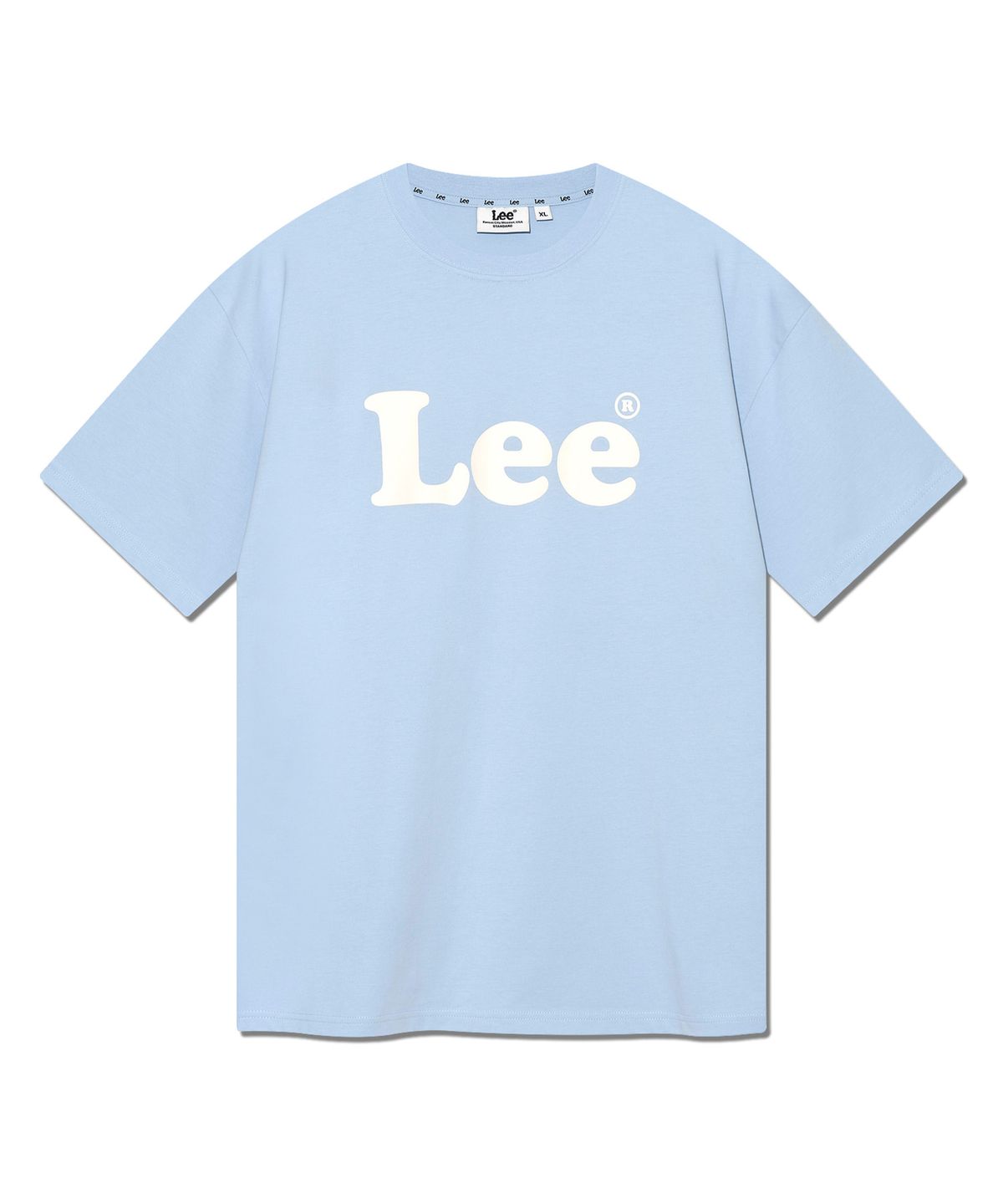 리(LEE) 빈티지 로고 티셔츠 라이트 블루