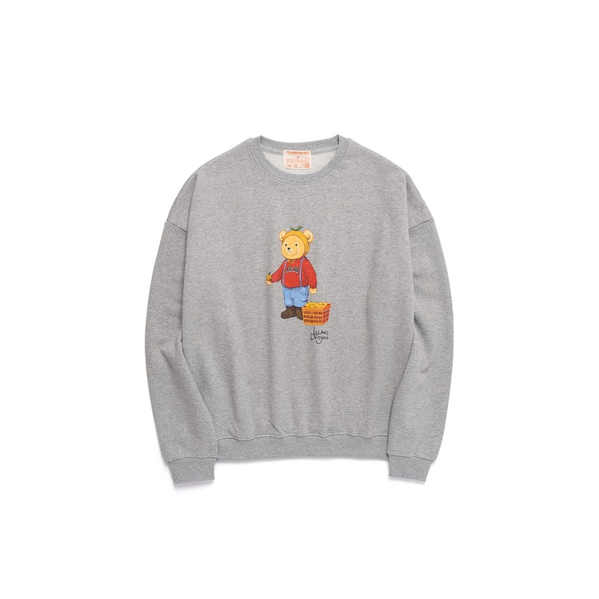 아일랜드 프로젝트(ISLAND PROJECT) Mandarine Bear Sweatshirt - Gray