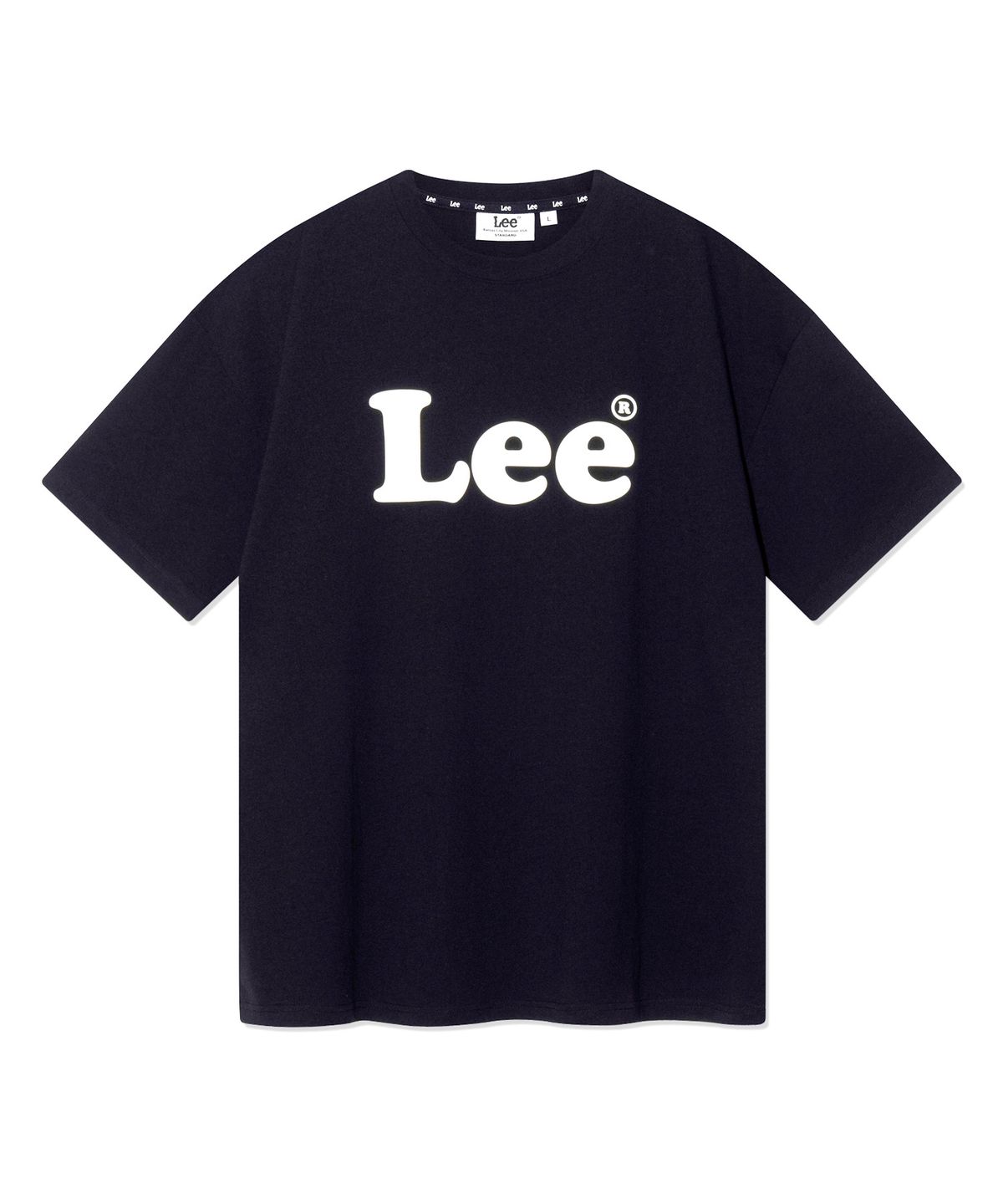 리(LEE) 빈티지 빅 로고 티셔츠 블랙