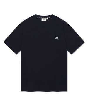 스몰 트위치 로고 티셔츠 네이비