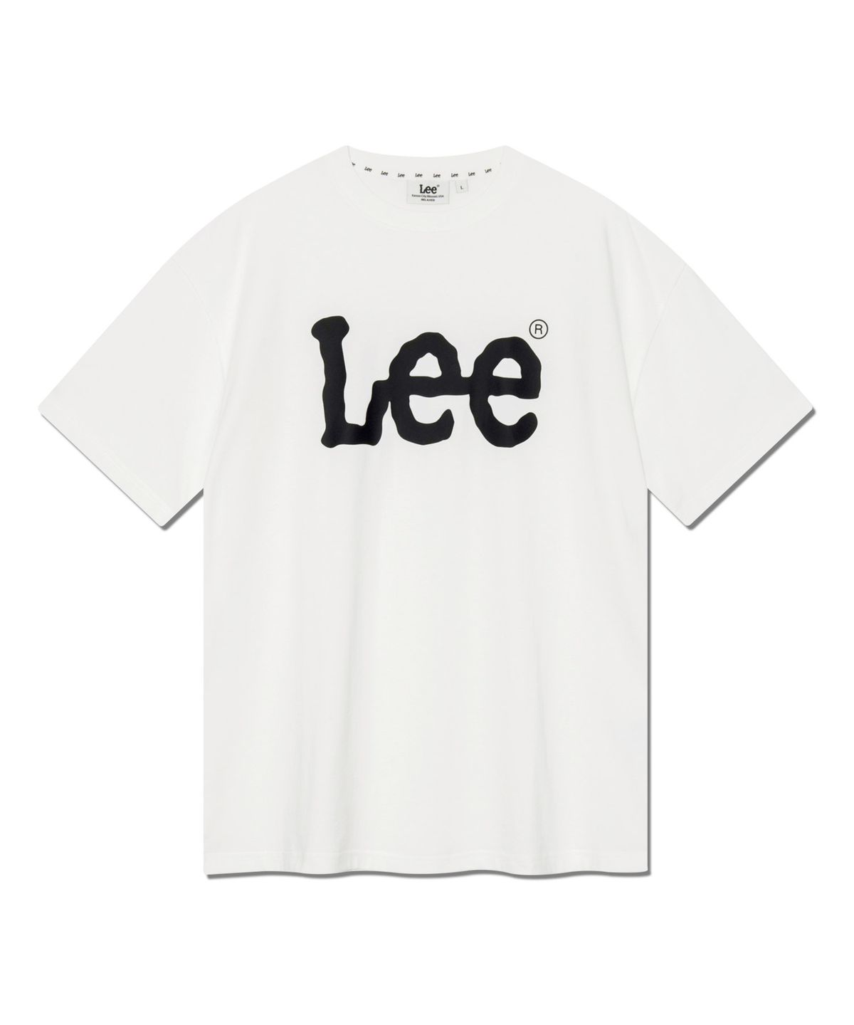 리(LEE) 빅 로고 티셔츠 화이트