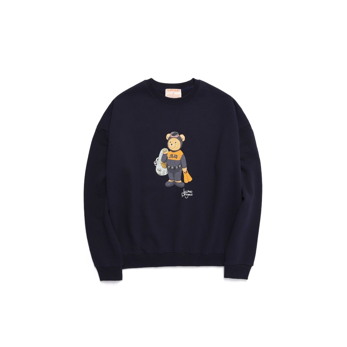 아일랜드 프로젝트(ISLAND PROJECT) Diver Bear Sweatshirt - Navy