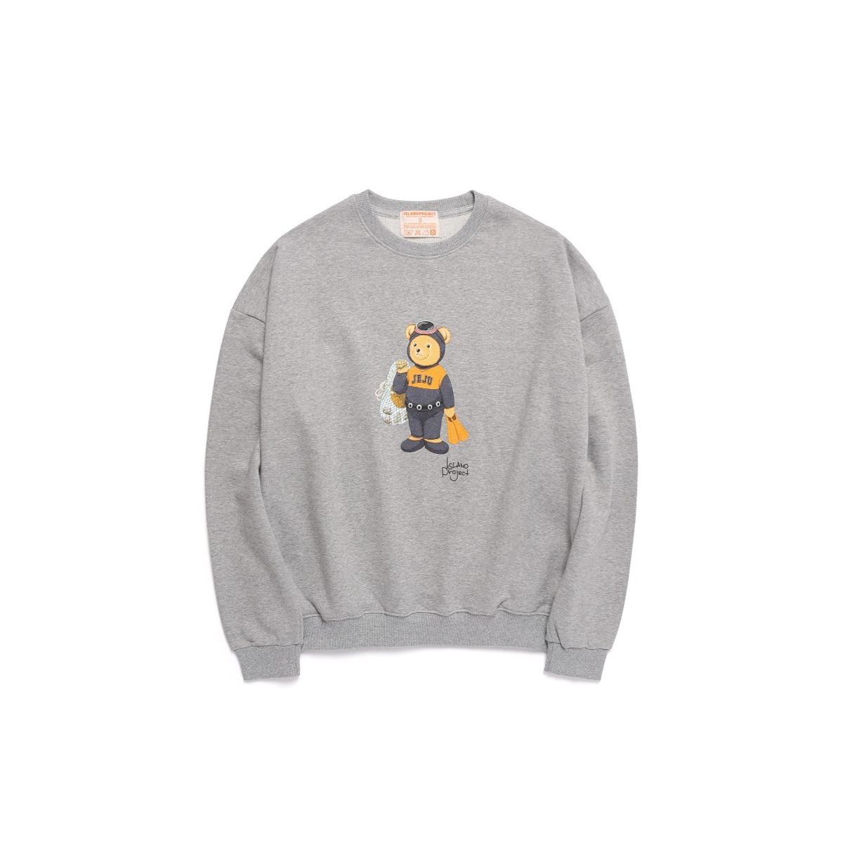 아일랜드 프로젝트(ISLAND PROJECT) Diver Bear Sweatshirt - Gray