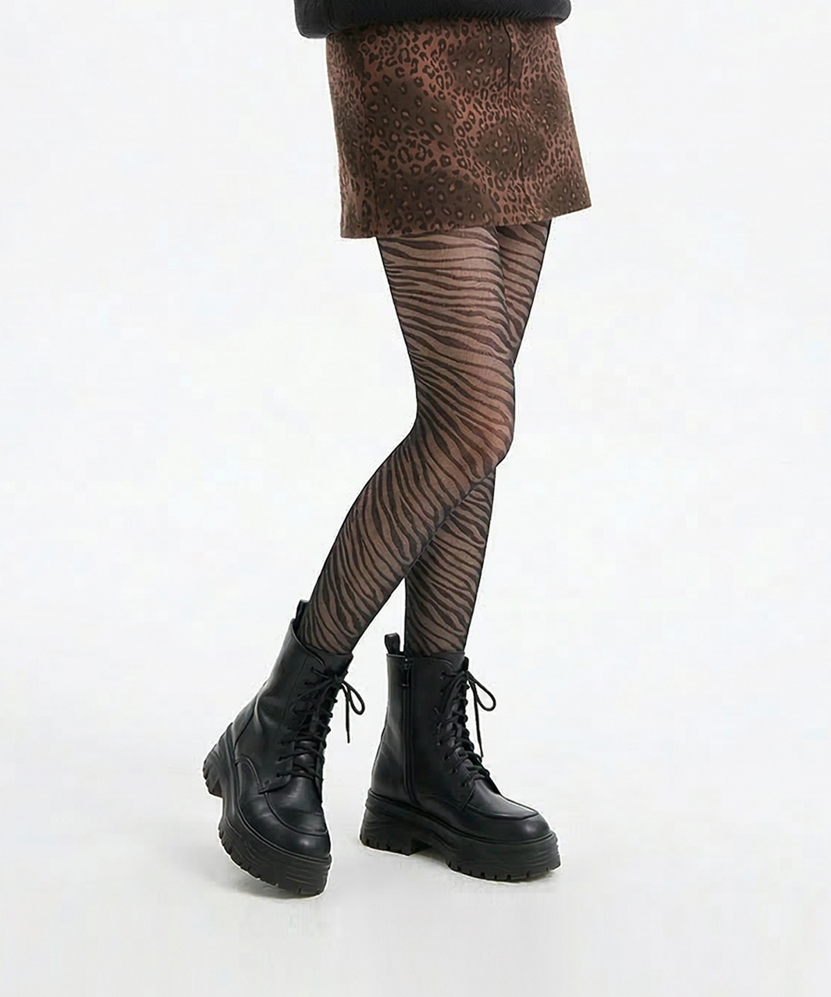 로맨틱타이거(ROMANTIC TIGER) black cheetah tights