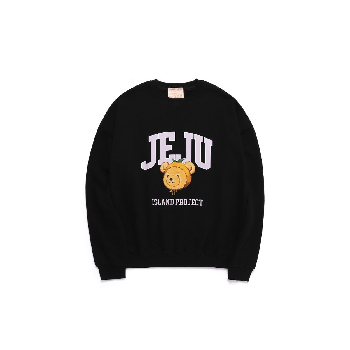 아일랜드 프로젝트(ISLAND PROJECT) Mandarine Bear Jeju Head Sweatshirt - Black