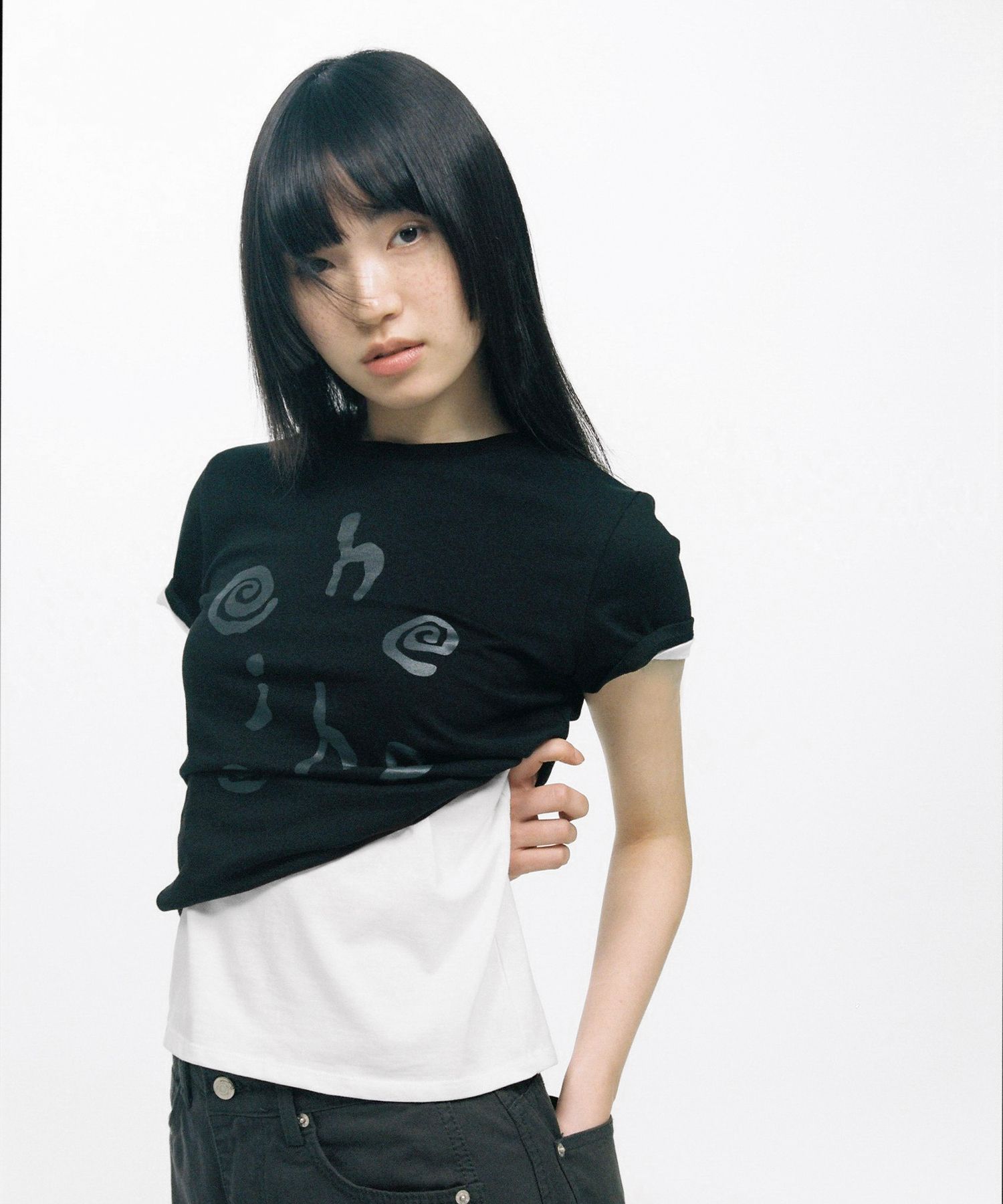 大人気 【OHESHIO】 LOGO SLIM T-SHIRT ●送料・関税込● MUSINSA | OHESHIO LOGO SLIM T-SHIRT, WHITE