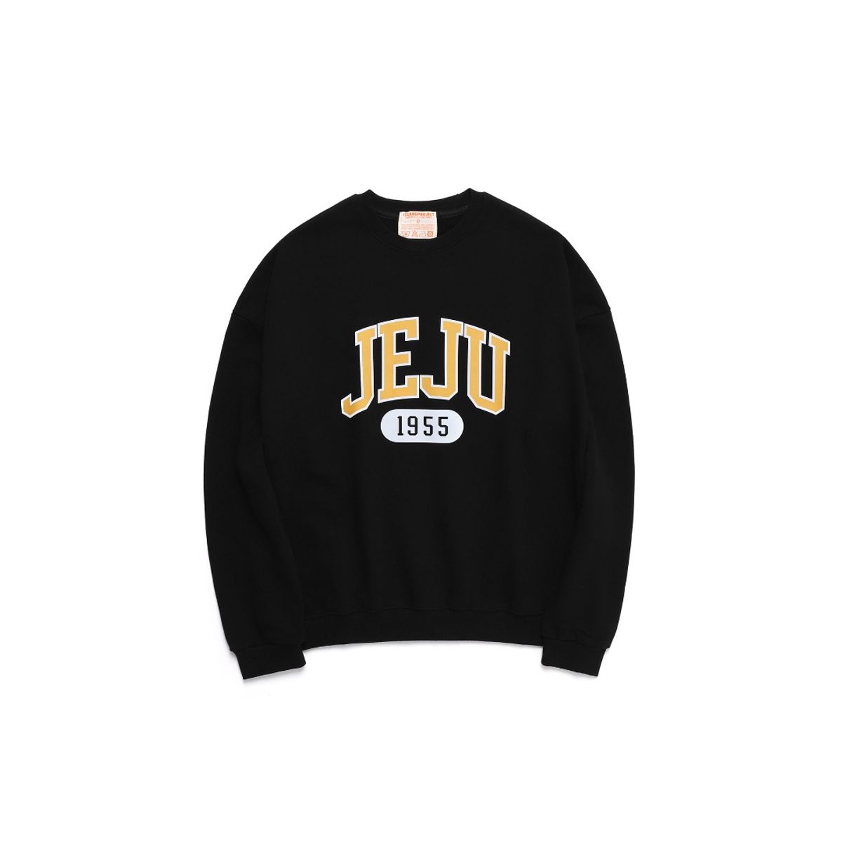 아일랜드 프로젝트(ISLAND PROJECT) Classic JEJU 1955 Sweatshirt - Black