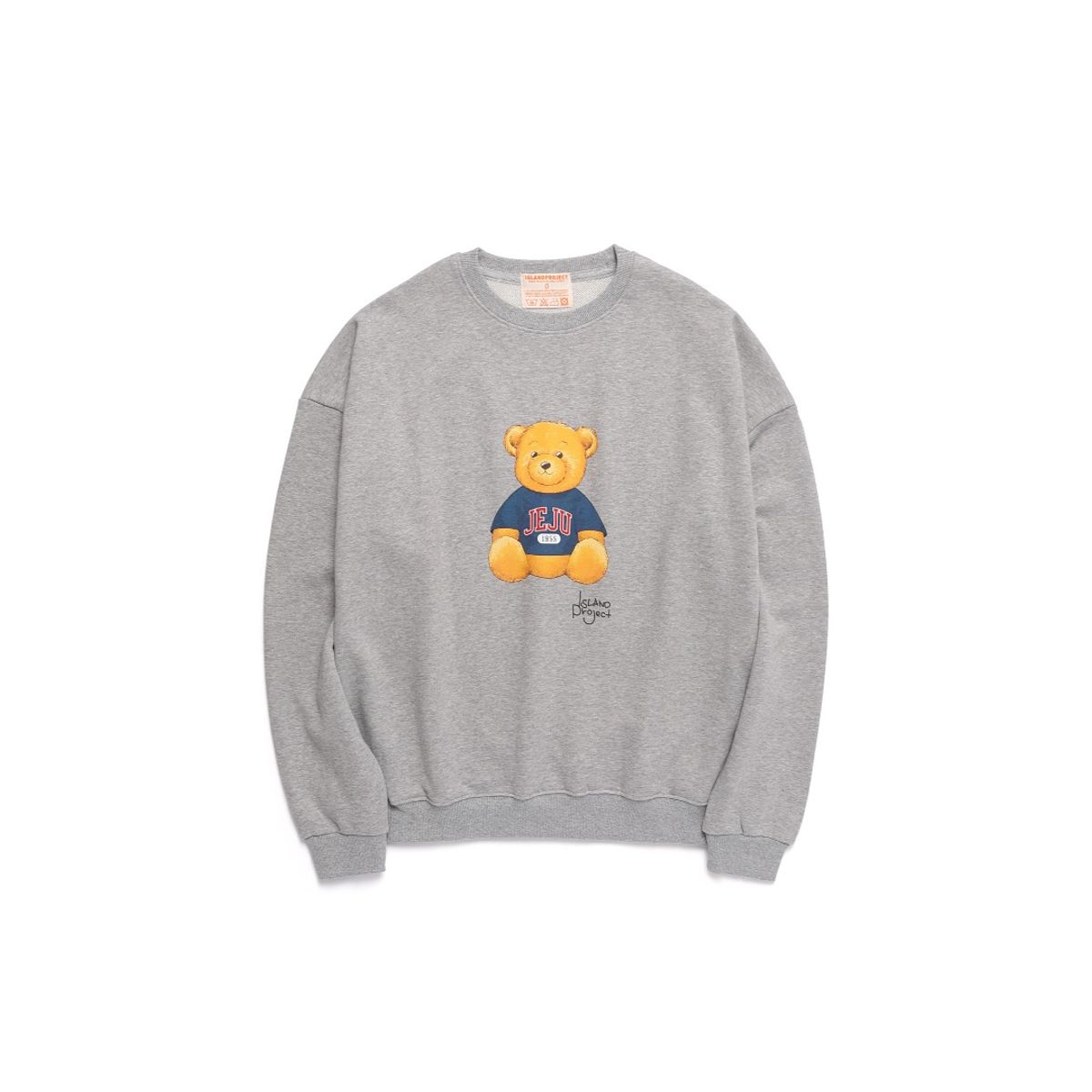 아일랜드 프로젝트(ISLAND PROJECT) Sitting Bear Sweatshirt - Gray