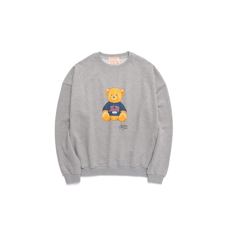 Sitting Bear Sweatshirt - Gray