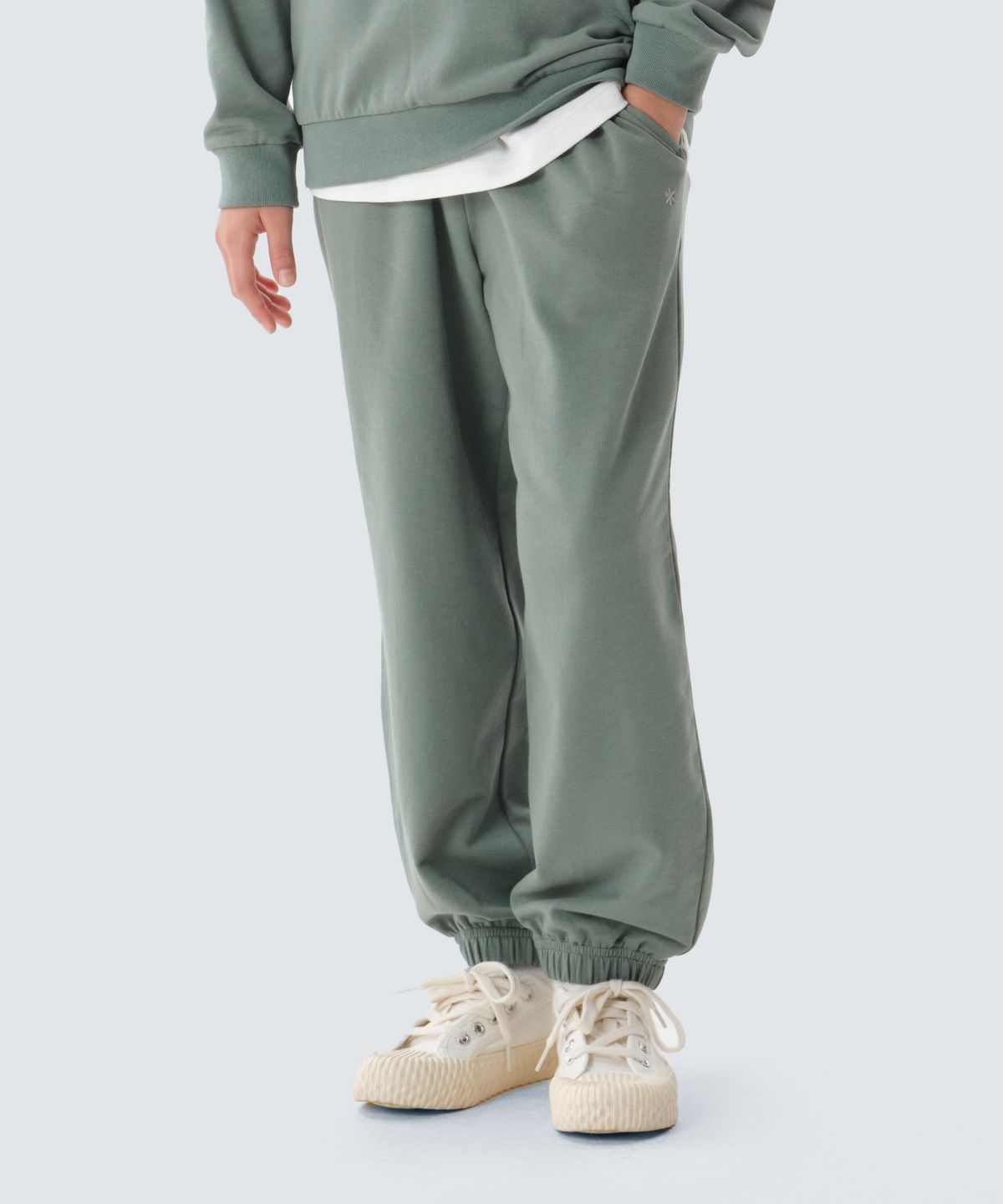 스노우피크 어패럴 키즈(SNOWPEAK APPAREL KIDS) 키즈 조거 팬츠 (S25SKFFP80) Mint