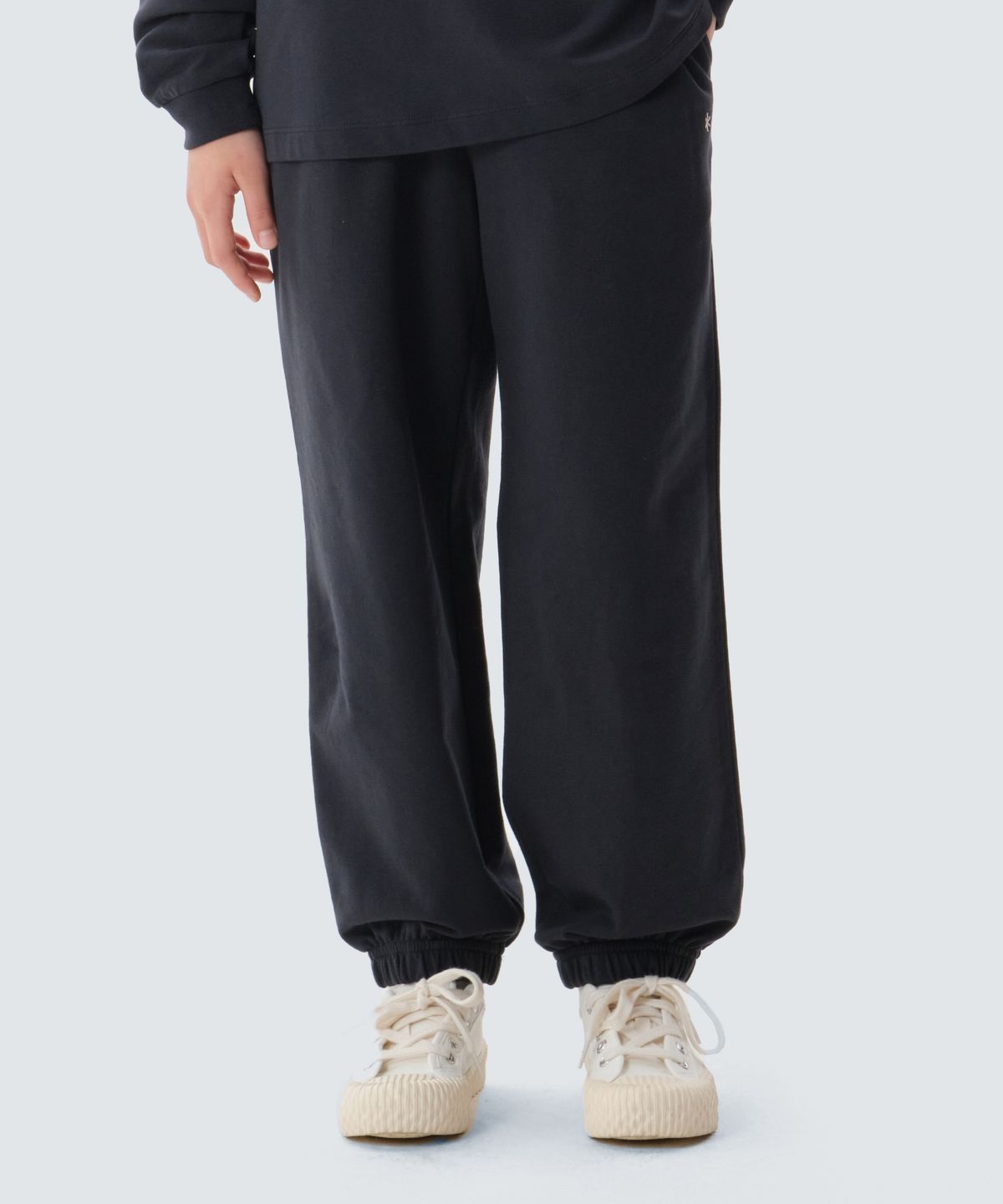 스노우피크 어패럴 키즈(SNOWPEAK APPAREL KIDS) 키즈 조거 팬츠 (S25SKFFP80) Dark Charcoal