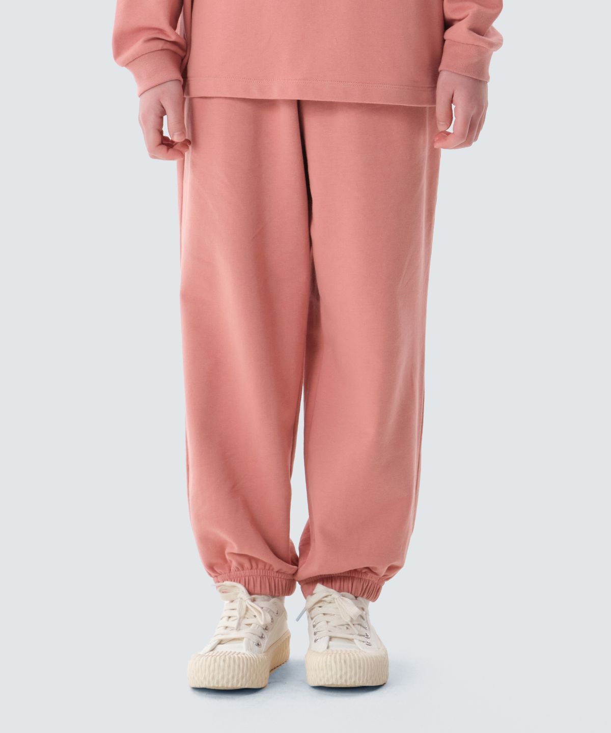 스노우피크 어패럴 키즈(SNOWPEAK APPAREL KIDS) 키즈 조거 팬츠 (S25SKFFP80) Coral