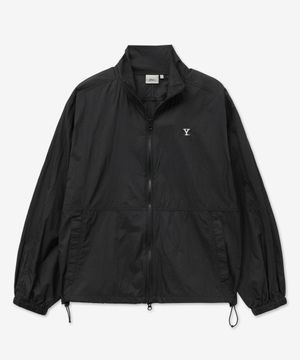 나일론 하프 스트링 재킷_블랙