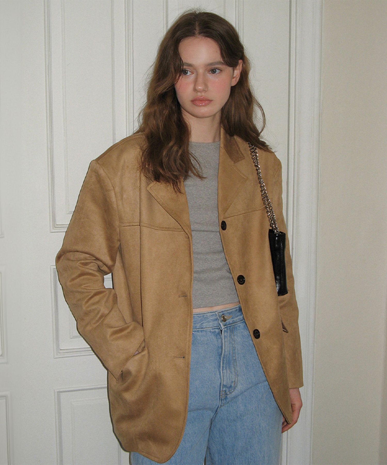ジャケット SOMEWHERE Carmel Suede Jacket 5BNY341 SOMEWHERE Carmel Suede Jacket 5BNY341
