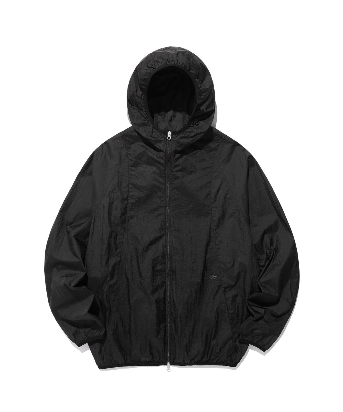 나이스고스트클럽(NICEGHOSTCLUB) 3STARS LIGHTWEIGHT WINDBREAKER_BLACK(NG2FSUJ200A)