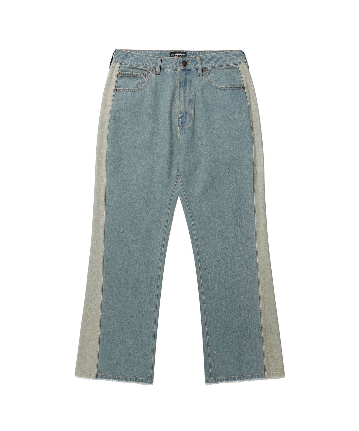 나이스고스트클럽(NICEGHOSTCLUB) SIDE PANEL BOOTSCUT JEANS_LIGHT BLUE(NG2FSUD102A)