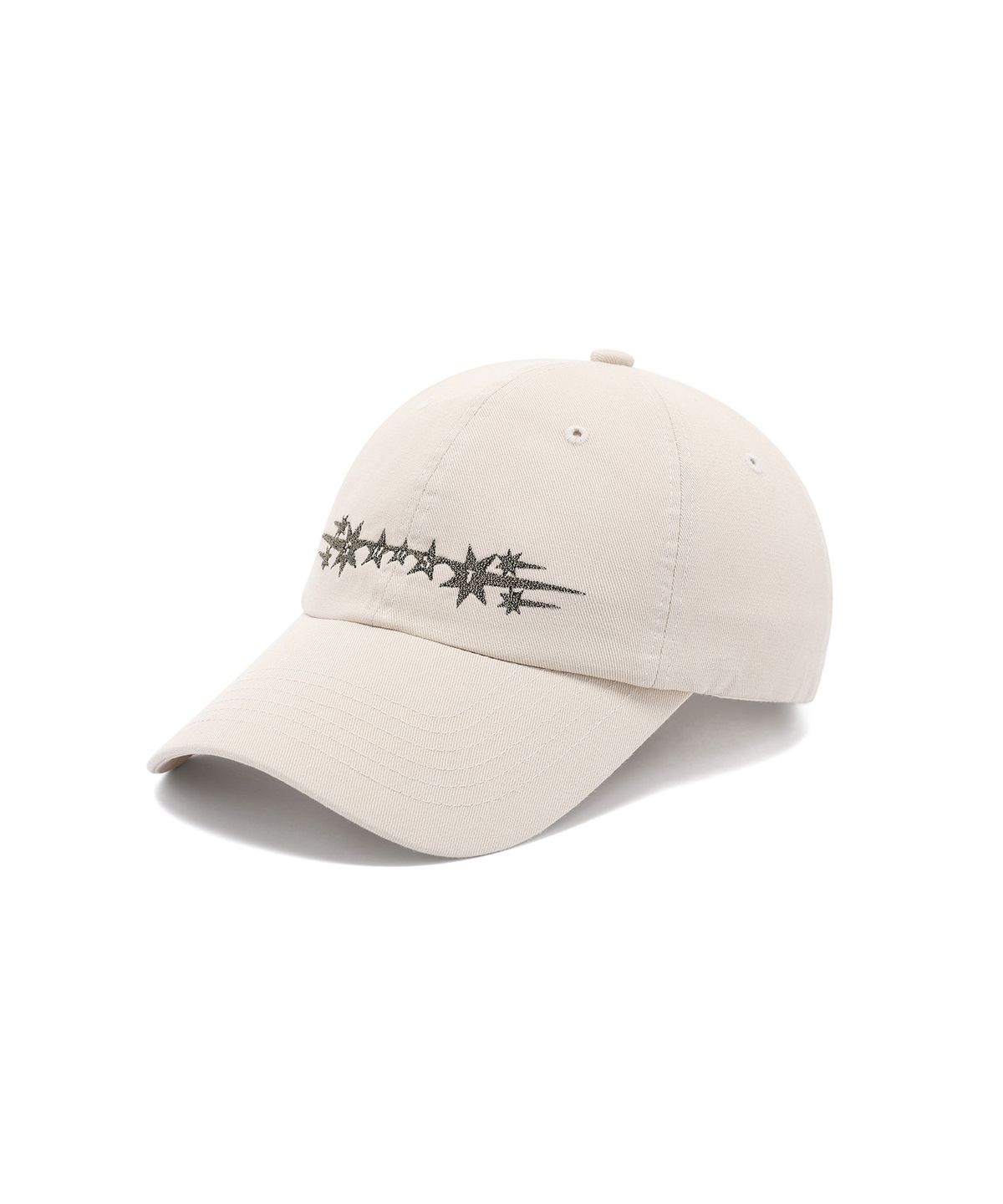 나이스고스트클럽(NICEGHOSTCLUB) 9STARS LOGO CAP_BEIGE(NG2FSUAB24A)