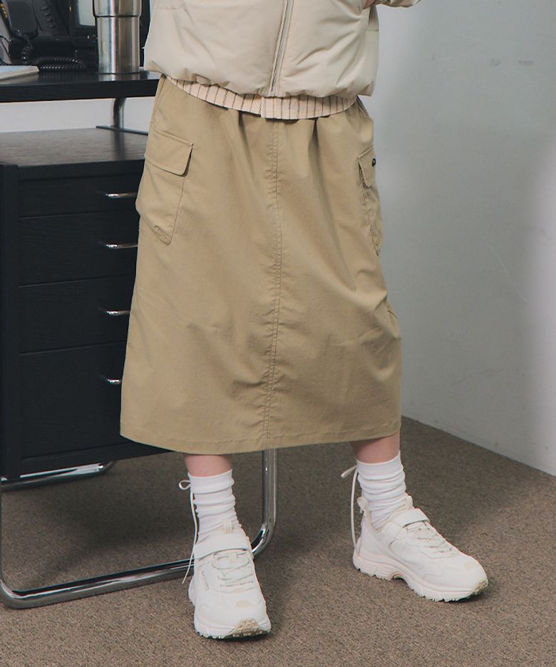 여아 아웃도어 스커트 (D/BEIGE)