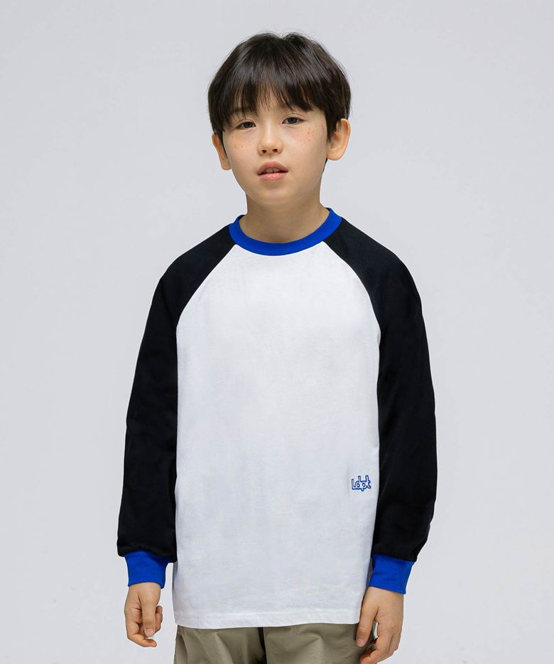 베이직 레글런 티셔츠 Black