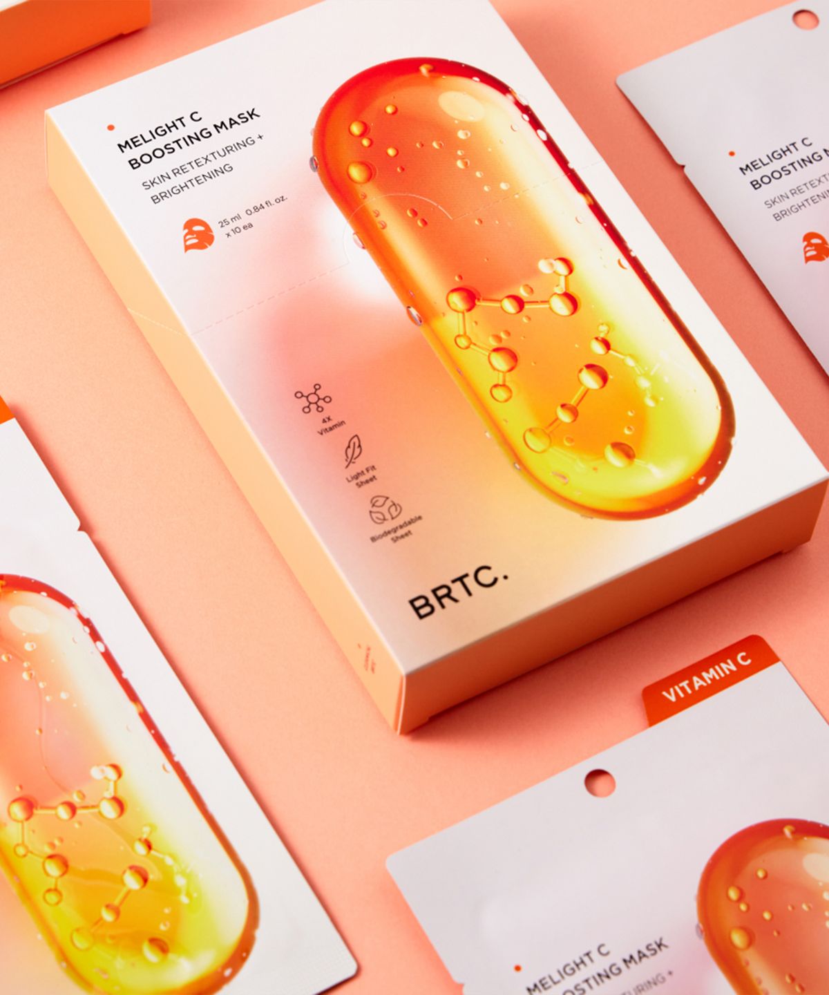 비알티씨(BRTC) 멜라이트 씨 부스팅 마스크 10매 (1BOX)