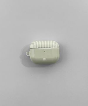 Green striped 에어팟 하드케이스 2 3 4 프로 버즈케이스